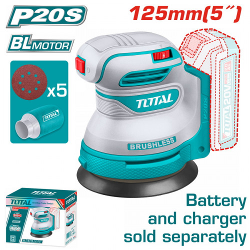 TOTAL ΕΚΚΕΝΤΡΟ ΤΡΙΒΕΙΟ ΧΟΥΦΤΑΣ ΜΠΑΤ. Li-ion 20V / 125mm ΧΩΡΙΣ ΜΠΑΤΑΡΙΑ & ΦΟΡΤΙΣΤΗ (TROSLI2002) TOTAL ΕΚΚΕΝΤΡΟ ΤΡΙΒΕΙΟ ΧΟΥΦΤΑΣ ΜΠΑΤ. Li-ion 20V / 125mm ΧΩΡΙΣ ΜΠΑΤΑΡΙΑ & ΦΟΡΤΙΣΤΗ (TROSLI2002)