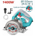 TOTAL ΕΠΑΓΓ. ΚΟΦΤΗΣ ΥΓΡΑΣ ΚΟΠΗΣ 1.400W / Φ-110mm (TS3141106) TOTAL ΕΠΑΓΓ. ΚΟΦΤΗΣ ΥΓΡΑΣ ΚΟΠΗΣ 1.400W / Φ-110mm (TS3141106)