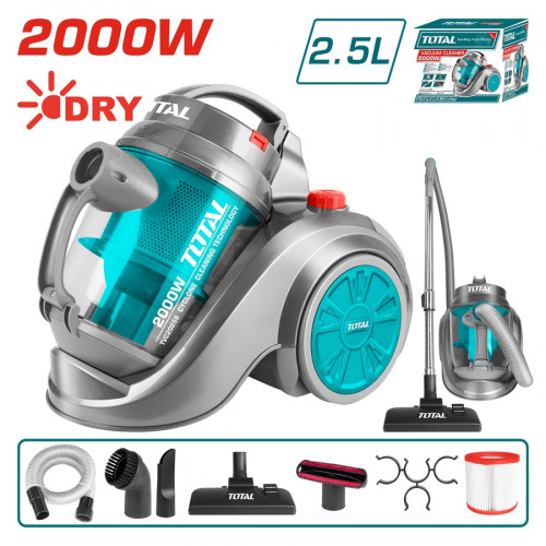 TOTAL ΗΛΕΚΤΡΙΚΗ ΣΚΟΥΠΑ ΞΗΡΗΣ ΑΝΑΡΡΟΦ. 2.000W (TVC20258) TOTAL ΗΛΕΚΤΡΙΚΗ ΣΚΟΥΠΑ ΞΗΡΗΣ ΑΝΑΡΡΟΦ. 2.000W (TVC20258)