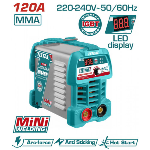 TOTAL ΗΛΕΚΤΡΟΚΟΛΛΗΣΗ INVERTER 230V / 120A (TW212049E) TOTAL ΗΛΕΚΤΡΟΚΟΛΛΗΣΗ INVERTER 230V / 120A (TW212049E)