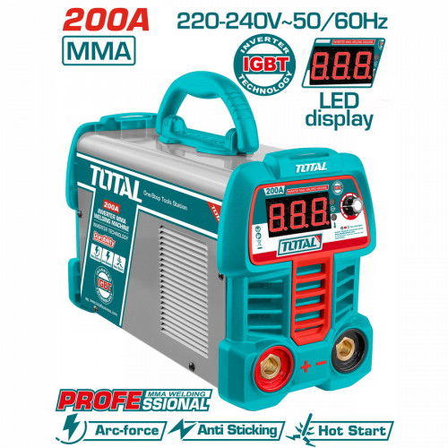 TOTAL ΕΠΑΓΓ. ΗΛΕΚΤΡΟΚΟΛΛΗΣΗ INVERTER 230V / 200A (TW220069E) TOTAL ΕΠΑΓΓ. ΗΛΕΚΤΡΟΚΟΛΛΗΣΗ INVERTER 230V / 200A (TW220069E)