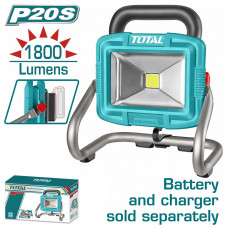 TOTAL ΠΡΟΒΟΛΕΑΣ LED ΜΠΑΤ. Li-ion 20V ΧΩΡΙΣ ΜΠΑΤΑΡΙΑ & ΦΟΡΤΙΣΤΗ (TWLI2025)