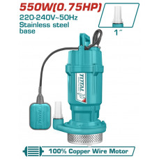 TOTAL TWP65506 ΥΠΟΒΡΥΧΙΑ ΑΝΤΛΙΑ ΟΜΒΡΙΩΝ ΥΔΑΤΩΝ 550W 0,75HP