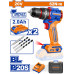 WADFOW ΔΡΑΠ/ΒΙΔΟ ΚΡΟΥΣΤΙΚΟ ΜΠΑΤ. Li-ion 20V / 62Nm / 2Ah / 2 ΜΠΑΤ BL Motor (WCDP6281E) WADFOW ΔΡΑΠ/ΒΙΔΟ ΚΡΟΥΣΤΙΚΟ ΜΠΑΤ. Li-ion 20V / 62Nm / 2Ah / 2 ΜΠΑΤ BL Motor (WCDP6281E)