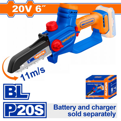 WADFOW ΑΛΥΣΟΠΡΙΟΝΟ ΚΛΑΔΕΥΤΙΚΟ ΜΠΑΤ. Li-ion 20V / 6 WADFOW ΑΛΥΣΟΠΡΙΟΝΟ ΚΛΑΔΕΥΤΙΚΟ ΜΠΑΤ. Li-ion 20V / 6