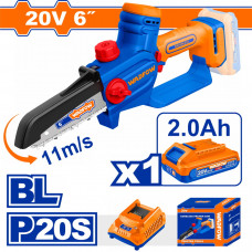 WADFOW ΣΕΤ ΑΛΥΣΟΠΡΙΟΝΟ ΚΛΑΔΕΥΤΙΚΟ ΜΠΑΤ. Li-ion 20V / 6