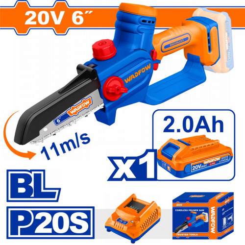 WADFOW ΣΕΤ ΑΛΥΣΟΠΡΙΟΝΟ ΚΛΑΔΕΥΤΙΚΟ ΜΠΑΤ. Li-ion 20V / 6 WADFOW ΣΕΤ ΑΛΥΣΟΠΡΙΟΝΟ ΚΛΑΔΕΥΤΙΚΟ ΜΠΑΤ. Li-ion 20V / 6