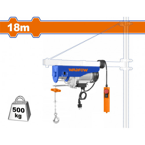 WADFOW ΗΛΕΚΤΡΙΚΟ ΠΑΛΑΓΚΟ 800W 250/500Kg 18m (WETH1A01) WADFOW ΗΛΕΚΤΡΙΚΟ ΠΑΛΑΓΚΟ 800W 250/500Kg 18m (WETH1A01)