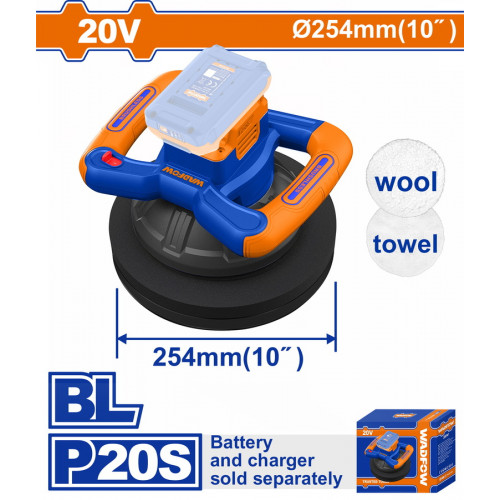 WADFOW ΑΛΟΙΦΑΔΟΡΟΣ ΜΠΑΤ. Li-ion 20V / 254mm ΧΩΡΙΣ ΜΠΑΤΑΡΙΑ & ΦΟΡΤΙΣΤΗ (WHL35254) WADFOW ΑΛΟΙΦΑΔΟΡΟΣ ΜΠΑΤ. Li-ion 20V / 254mm ΧΩΡΙΣ ΜΠΑΤΑΡΙΑ & ΦΟΡΤΙΣΤΗ (WHL35254)