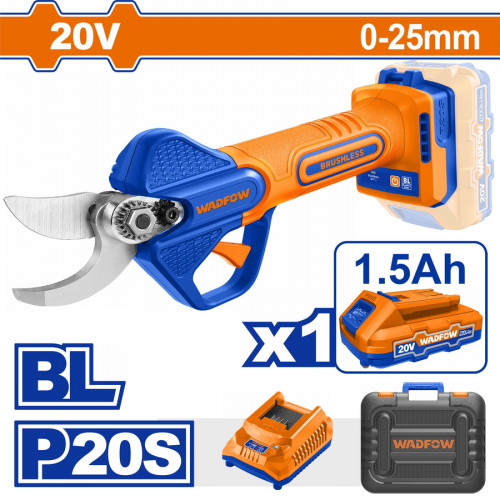 WADFOW ΨΑΛΙΔΙ ΚΛΑΔΕΜΑΤΟΣ 25mm ΜΠΑΤ. Li-ion 20V / 1.5Ah / 1 ΜΠΑΤ BL Motor (WJFPB25) WADFOW ΨΑΛΙΔΙ ΚΛΑΔΕΜΑΤΟΣ 25mm ΜΠΑΤ. Li-ion 20V / 1.5Ah / 1 ΜΠΑΤ BL Motor (WJFPB25)