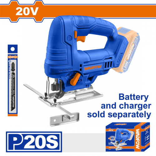 WADFOW ΣΕΓΑ ΜΠΑΤ. Li-ion 20V ΧΩΡΙΣ ΜΠΑΤΑΡΙΑ & ΦΟΡΤΙΣΤΗ (WLS1565) WADFOW ΣΕΓΑ ΜΠΑΤ. Li-ion 20V ΧΩΡΙΣ ΜΠΑΤΑΡΙΑ & ΦΟΡΤΙΣΤΗ (WLS1565)