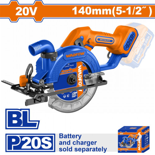 WADFOW ΔΙΣΚΟΠΡΙΟΝΟ ΜΠΑΤ. Li-ion 20V / 140mm ΧΩΡΙΣ ΜΠΑΤΑΡΙΑ & ΦΟΡΤΙΣΤΗ (WLWP5630) WADFOW ΔΙΣΚΟΠΡΙΟΝΟ ΜΠΑΤ. Li-ion 20V / 140mm ΧΩΡΙΣ ΜΠΑΤΑΡΙΑ & ΦΟΡΤΙΣΤΗ (WLWP5630)