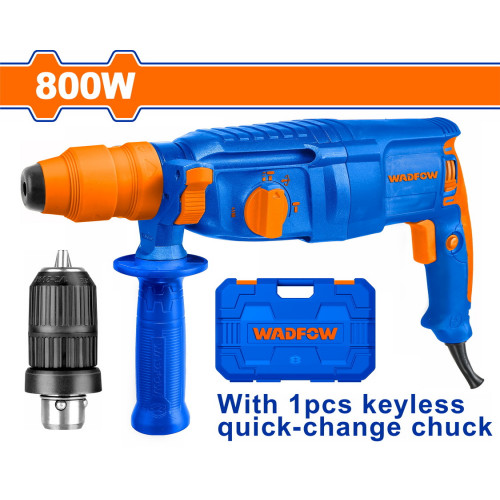 WADFOW ΠΙΣΤΟΛΕΤΟ ΠΕΡΙΣΤΡ. SDS-PLUS 800W ΜΕ ΤΑΧΥΤΣΟΚ (WRH1D26-2) WADFOW ΠΙΣΤΟΛΕΤΟ ΠΕΡΙΣΤΡ. SDS-PLUS 800W ΜΕ ΤΑΧΥΤΣΟΚ (WRH1D26-2)