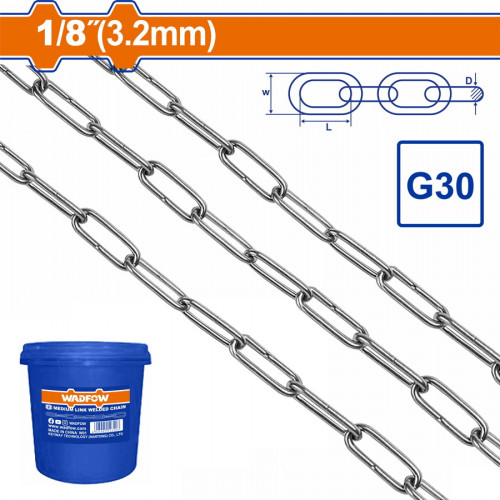 WADFOW ΑΛΥΣΙΔΑ ΓΑΛΒ. 3.2mm / 25Kg / 125m (WTLT1B03) WADFOW ΑΛΥΣΙΔΑ ΓΑΛΒ. 3.2mm / 25Kg / 125m (WTLT1B03)