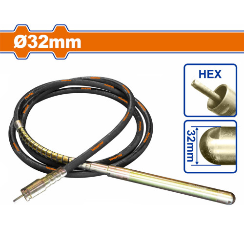 WADFOW ΕΥΚΑΜΠΤΟΣ ΑΞΟΝΑΣ (ΜΑΡΚΟΥΤΣΙ) HEX type Φ - 32mm / 6m (WVRP2A32) WADFOW ΕΥΚΑΜΠΤΟΣ ΑΞΟΝΑΣ (ΜΑΡΚΟΥΤΣΙ) HEX type Φ - 32mm / 6m (WVRP2A32)