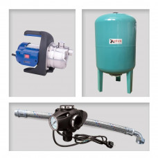 ΠΙΕΣΤΙΚΟ ΜΟΝΤΑΖ JIM11 + 60Lt ΚΑΘΕΤΟ ZILMET | 303557