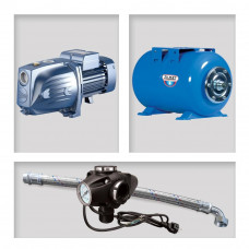 ΠΙΕΣΤΙΚΟ ΜΟΝΤΑΖ JSWm 2AX + 100LT ΟΡΙΖΟΝΤΙΟ ZILMET | 303055