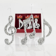 DISPLAY BOX, ΜΟΥΣΙΚΕΣ ΝΟΤΕΣ ΠΛΑΣΤΙΚΕΣ, ΑΣΗΜΙ ΜΕ ΧΑΝΤΡΕΣ, 3 ΣΧΕΔΙΑ, 16,5cm-20,5cm