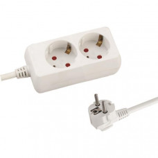 ΠΟΛΥΠΡΙΖΟ 2 ΘΕΣΕΩΝ ΜΕ ΚΑΛΩΔΙΟ 3X1,5mm 1,5m ΜΕ ΠΡΟΣΤΑΣΙΑ ΕΠΑΦΩΝ | 147-62200