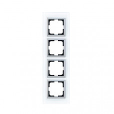 ΠΛΑΙΣΙΟ 4 ΘΕΣΕΩΝ ΛΕΥΚΟ ΓΥΑΛΙ | 152-10883