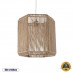 GLOBOSTAR® CAYMAN 00519 Boho Κρεμαστό Φωτιστικό Οροφής με Ντουί 1 x E27 AC 220-240V IP20 - Μπεζ - Μ40 x Π40 x Υ40cm GLOBOSTAR® CAYMAN 00519 Boho Κρεμαστό Φωτιστικό Οροφής με Ντουί 1 x E27 AC 220-240V IP20 - Μπεζ - Μ40 x Π40 x Υ40cm