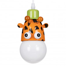 GLOBOSTAR® GIRAFFE 00638 Παιδικό Κρεμαστό Φωτιστικό Οροφής με Ντουί 1 x E27 AC 220-240V IP20 - Πολύχρωμο - Μ12 x Π10.5 x Υ13.5cm