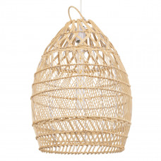 GLOBOSTAR® TAHITI 00710 Boho Κρεμαστό Φωτιστικό Οροφής με Ντουί 1 x E27 AC 220-240V IP20 - Μπεζ - Μ38 x Π38 x Υ50cm