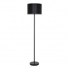 GLOBOSTAR® ASHLEY 00822 Μοντέρνο Επιδαπέδιο Φωτιστικό με Ντουί 1 x E27 AC 220-240V IP20 - Μαύρο - Μ35 x Π35 x Υ145cm