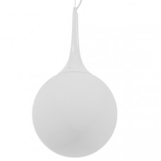 GLOBOSTAR® SPHERE 01143 Μοντέρνο Κρεμαστό Φωτιστικό Οροφής με Ντουί 1 x E27 AC 220-240V IP20 - Λευκό - Μ25 x Π25 x Υ46.5cm