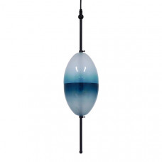 GLOBOSTAR® TEARDROP 01501 Μοντέρνο Κρεμαστό Φωτιστικό Οροφής με Ντουί 3 x G4 AC 220-240V IP20 - Τιρκουάζ - Μ16 x Π16 x Υ66cm