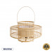 GLOBOSTAR® SORENIA 02003 Boho Επιδαπέδιο Φωτιστικό με Ντουί 1 x E27 AC 220-240V IP20 - Μπεζ - Μ48 x Π48 x Υ27cm GLOBOSTAR® SORENIA 02003 Boho Επιδαπέδιο Φωτιστικό με Ντουί 1 x E27 AC 220-240V IP20 - Μπεζ - Μ48 x Π48 x Υ27cm