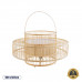 GLOBOSTAR® SORENIA 02004 Boho Επιδαπέδιο Φωτιστικό με Ντουί 1 x E27 AC 220-240V IP20 - Μπεζ - Μ60 x Π60 x Υ32cm GLOBOSTAR® SORENIA 02004 Boho Επιδαπέδιο Φωτιστικό με Ντουί 1 x E27 AC 220-240V IP20 - Μπεζ - Μ60 x Π60 x Υ32cm