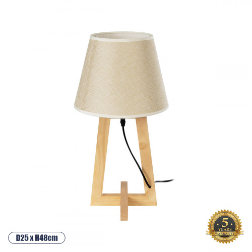 GLOBOSTAR® TAKIKO 02042 Μοντέρνο Επιτραπέζιο Φωτιστικό Πορτατίφ με Ντουί 1 x E27 AC 220-240V IP20 - Μπεζ - Μ25 x Π25 x Υ48cm GLOBOSTAR® TAKIKO 02042 Μοντέρνο Επιτραπέζιο Φωτιστικό Πορτατίφ με Ντουί 1 x E27 AC 220-240V IP20 - Μπεζ - Μ25 x Π25 x Υ48cm