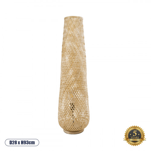 GLOBOSTAR® MAMIZU 02109 Boho Επιδαπέδιο Φωτιστικό με Ντουί 1 x E27 AC 220-240V IP20 - Μπεζ - Μ28 x Π28 x Υ93cm GLOBOSTAR® MAMIZU 02109 Boho Επιδαπέδιο Φωτιστικό με Ντουί 1 x E27 AC 220-240V IP20 - Μπεζ - Μ28 x Π28 x Υ93cm