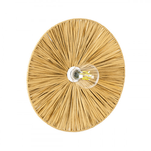 GLOBOSTAR® COLOMBO 02283 Boho Φωτιστικό Τοίχου - Απλίκα με Ντουί 1 x E27 AC 220-240V IP20 - Μπεζ - Μ40 x Π40 x Υ9cm GLOBOSTAR® COLOMBO 02283 Boho Φωτιστικό Τοίχου - Απλίκα με Ντουί 1 x E27 AC 220-240V IP20 - Μπεζ - Μ40 x Π40 x Υ9cm
