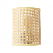 GLOBOSTAR® SAOTOME 02321 Boho Φωτιστικό Τοίχου - Απλίκα με Ντουί 1 x E27 AC 220-240V IP20 - Μπεζ - Μ20 x Π10 x Υ25cm