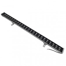 GLOBOSTAR® WASHER-MOZA 05113 Μπάρα Φωτισμού Wall Washer LED 48W 5760lm 10-30° DC 24V Αδιάβροχο IP66 Ροζ Dimmable - Γκρι Ανθρακί - Μ100 x Π6.5 x Υ6.6cm - 3 Χρόνια Εγγύηση