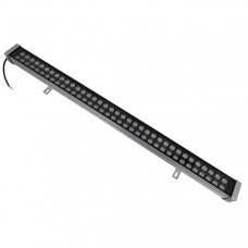 GLOBOSTAR® WASHER-MOZA 05118 Μπάρα Φωτισμού Wall Washer LED 72W 11520lm 10-30° DC 24V Αδιάβροχο IP66 Ψυχρό Λευκό 6000K Dimmable - Γκρι Ανθρακί - Μ100 x Π7.4 x Υ7cm - 3 Χρόνια Εγγύηση