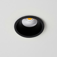 kelvo® DOT KLV-101-0308 Χωνευτό Φωτιστικό Downlight Σποτ LED 7W 910lm 38° AC 220-240V IP20 Φυσικό Λευκό 4500K - Bridgelux COB Chip & TÜV SÜD Driver - Μαύρο Ματ - Μ6 x Π6 x Υ7.8cm / Q5cm - 5 Χρόνια Εγγ