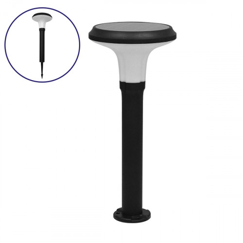 GLOBOSTAR® VEGGIE 12115 Φωτιστικό Κολωνάκι Κήπου LED 10W 500lm 120° με Ενσωματωμένο Φωτοβολταϊκό Panel 6V 2W & Επαναφορτιζόμενη Μπαταρία Li-ion 3.2V 6000mAh με Αισθητήρα Κίνησης-Ημέρας-Νύχτας Αδιάβροχ GLOBOSTAR® VEGGIE 12115 Φωτιστικό Κολωνάκι Κήπου LED 10W 500lm 120° με Ενσωματωμένο Φωτοβολταϊκό Panel 6V 2W & Επαναφορτιζόμενη Μπαταρία Li-ion 3.2V 6000mAh με Αισθητήρα Κίνησης-Ημέρας-Νύχτας Αδιάβροχ