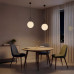 kelvo® BELLISSIMO KLV-101-0374 Κρεμαστό Φωτιστικό Οροφής για Λάμπα με Ντουί E27 AC 220-240V IP20 - Μαύρο Ματ & Λευκό - Μ30 x Π30 x Υ52cm kelvo® BELLISSIMO KLV-101-0374 Κρεμαστό Φωτιστικό Οροφής για Λάμπα με Ντουί E27 AC 220-240V IP20 - Μαύρο Ματ & Λευκό - Μ30 x Π30 x Υ52cm