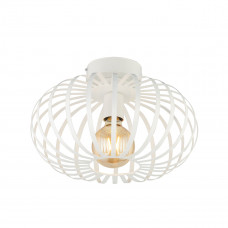 GLOBOSTAR® STAR 202-0052 Μοντέρνο Φωτιστικό Οροφής με Ντουί 1 x E27 AC 220-240V IP20 - Λευκό - Μ40 x Π40 x Υ27cm