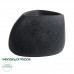 GloboStar® Artificial Garden CHLOE 20708 Επιδαπέδιο Πολυεστερικό Τσιμεντένιο Κασπώ Γλάστρα - Flower Pot Μαύρο Μ60 x Π55 x Υ43cm GloboStar® Artificial Garden CHLOE 20708 Επιδαπέδιο Πολυεστερικό Τσιμεντένιο Κασπώ Γλάστρα - Flower Pot Μαύρο Μ60 x Π55 x Υ43cm