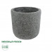 GloboStar® Artificial Garden ERICE 20757 Επιδαπέδιο Πολυεστερικό Τσιμεντένιο Κασπώ Γλάστρα - Flower Pot Γκρι Φ25 x Υ23cm GloboStar® Artificial Garden ERICE 20757 Επιδαπέδιο Πολυεστερικό Τσιμεντένιο Κασπώ Γλάστρα - Flower Pot Γκρι Φ25 x Υ23cm