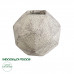GloboStar® Artificial Garden BOROUGH 20782 Επιδαπέδιο Πολυεστερικό Τσιμεντένιο Κασπώ Γλάστρα - Flower Pot Λευκό με Μπεζ Μ30 x Π30 x Υ30cm GloboStar® Artificial Garden BOROUGH 20782 Επιδαπέδιο Πολυεστερικό Τσιμεντένιο Κασπώ Γλάστρα - Flower Pot Λευκό με Μπεζ Μ30 x Π30 x Υ30cm