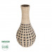 GloboStar® Artificial Garden MARSELLE 21232 Διακοσμητικό Πλεκτό Καλάθι - Κασπώ Γλάστρα - Flower Pot Μπεζ με Μαύρο Φ32cm x Υ65cm GloboStar® Artificial Garden MARSELLE 21232 Διακοσμητικό Πλεκτό Καλάθι - Κασπώ Γλάστρα - Flower Pot Μπεζ με Μαύρο Φ32cm x Υ65cm