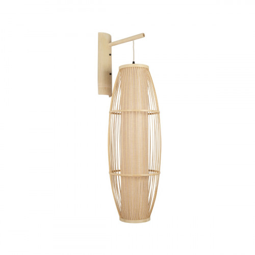 GLOBOSTAR® TULUM 01974 Boho Φωτιστικό Τοίχου - Απλίκα με Ντουί 1 x E27 AC 220-240V IP20 - Μπεζ - Μ28 x Π34 x Υ102cm GLOBOSTAR® TULUM 01974 Boho Φωτιστικό Τοίχου - Απλίκα με Ντουί 1 x E27 AC 220-240V IP20 - Μπεζ - Μ28 x Π34 x Υ102cm