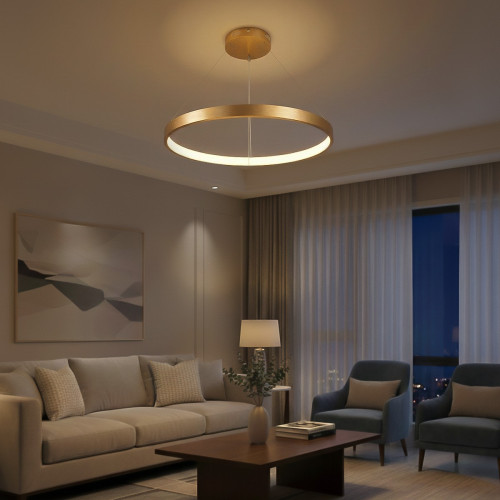 kelvo® NEMESIS KLV-101-0213 Κρεμαστό Φωτιστικό Οροφής LED 67W 6700lm 180° AC 220-240V IP20 Ρυθμιζόμενο Λευκό CCT με Χειριστήριο από 2700K έως 6000K Dimmable - Lumileds SMD Chip - Χρυσό Πλατίνα - Μ80 x kelvo® NEMESIS KLV-101-0213 Κρεμαστό Φωτιστικό Οροφής LED 67W 6700lm 180° AC 220-240V IP20 Ρυθμιζόμενο Λευκό CCT με Χειριστήριο από 2700K έως 6000K Dimmable - Lumileds SMD Chip - Χρυσό Πλατίνα - Μ80 x