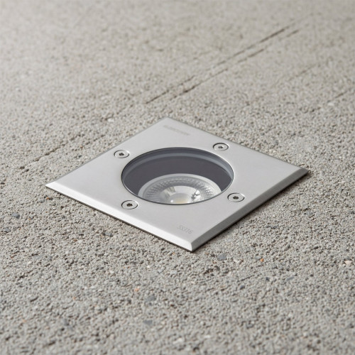kelvo® KERIA KLV-101-0276 Χωνευτό Φωτιστικό Σποτ Δαπέδου για Λάμπα MR16 με Ντουί GU10 AC 220-240V Αδιάβροχο IP68 IK09 - Ανοξείδωτο Ατσάλι SS316 - Μ11 x Π11 x Υ11.5cm / Q10.4cm