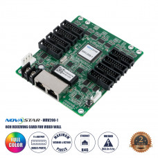 GLOBOSTAR® MRV208-1 41021 Novastar MRV208-1 Receiving Card για Οθόνες LED Video Wall 8 x HUB75E με Loading Capacity σε Pixel 256 x 256px - Gigabit Network Ethernet Input & Output Ports - DC 5V IP20 - 
